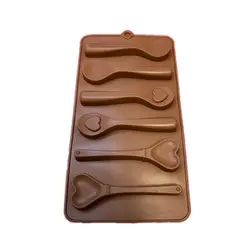 قالب سیلیکون شکلات قاشقی