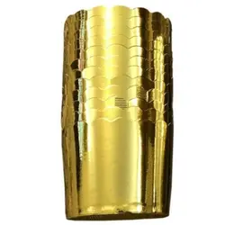 کپسول کاپ کیک طلایی 10عددی