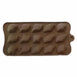 قالب سیلیکون شکلات صدف 2 شکل