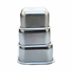 قالب آلومینیوم مکعب کوچک