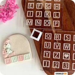 3 عدد استامپ حروف و کاتر مربع