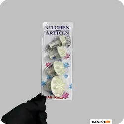 کاتر فشاری گل مینا 4 عددی