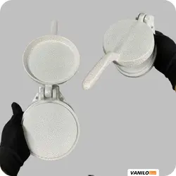 همبرگر زن چدن بزرگ