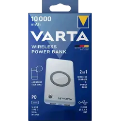 پاوربانک وایرلس فست شارژ وارتا مدل 57913 ظرفیت 10000 میلی آمپر