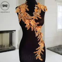 قیمت و خرید پنل خاص برای لباس مجلسی گل برجسته کد P30 - وایو