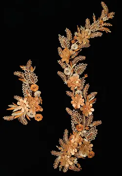 قیمت و خرید پنل خاص برای لباس مجلسی گل برجسته کد P30 - وایو