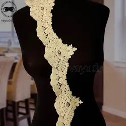 قیمت و خرید نوار دانتل و گیپور مجلسی پهن کد S04 - وایو