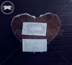 اپلیکه لباس طرح قلب درخشان - خرید ارزان اپلیکه و خرجکار لباس - فروشگاه وایو