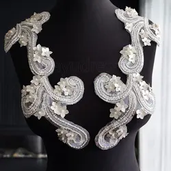 جفت پنل عروس کار شده و گلدار طرح بهار - وایو