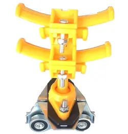 قرقره حمل کابل گرد دو طبقه سی ریلی | فلزی