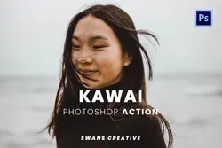 دانلود اکشن فتوشاپ Kawai Photoshop Action • مخزن ودره
