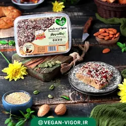 حلوا ارده رژیمی بادامی 300گرمی
