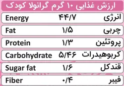 گرانولا کودک 380 گرمی