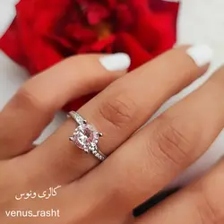 تک نگین نقره طرح جواهر