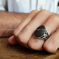 انگشتر نقره پسرانه ترک اسپرت