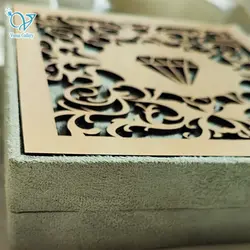 جعبه جواهر چوبی مخصوص سرویس عروس