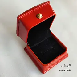 جعبه انگشتری پلیستر قرمز