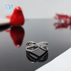 انگشتر نقره دخترانه ظریف طرح جواهر