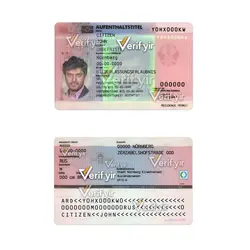فایل لایه باز رزیدنت کارت آلمان اقامت دائم جدید 2020