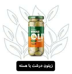 زیتون شور با هسته