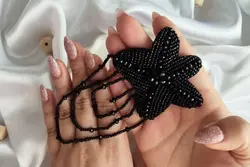 پنل ستاره آویز جواهر دوزی