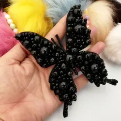 تکه دوزی پروانه مشکی