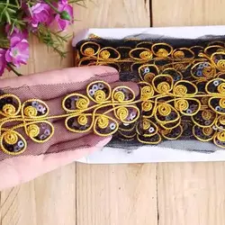 گیپور زری دار پولک مشکی