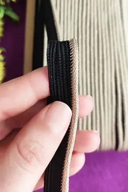 نوار مغزی مشکی طلایی