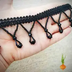 نوار هفتی کریستال مشکی