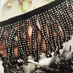 نوار مجلسی مخمل نگین دار ( 10 یاردی )