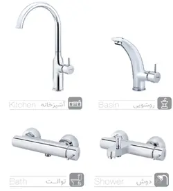 ست شیرآلات کیسر مدل هکتور