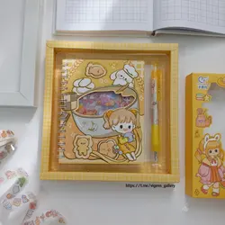 پک دفترچه استیکری و کاتر انیمه