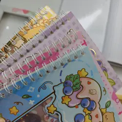 پک دفترچه استیکری و کاتر انیمه