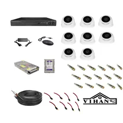 پکیج دوربین مدار بسته لایت با 8 عدد دوربین دام _ لایت LIGHT