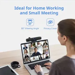 وب کم تنواو مدل 4K 4X Zoom Sony Sensor mic speaker Whit Control