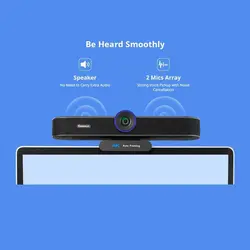 وب کم تنواو مدل 4K 4X Zoom Sony Sensor mic speaker Whit Control