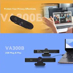 وب کم تنواو مدل 4K 4X Zoom Sony Sensor mic speaker Whit Control
