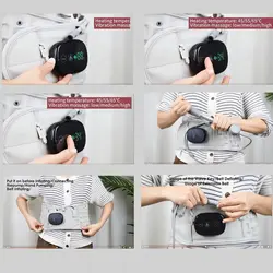 ماساژور کمر مدل Hot Electric Vibrating Belt Inflatable Lumbar