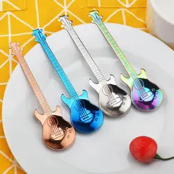 قاشق چای خوری مدل گیتار بسته 4 عددی