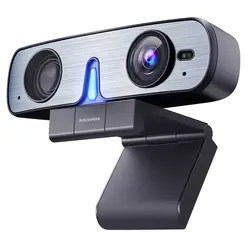 وب کم راک ویر مدل 2K VIDEO SOUNDBAR WITH SPEAKER