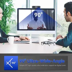 وب کم راک ویر مدل 2K VIDEO SOUNDBAR WITH SPEAKER