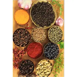 فرشینه آشپزخانه طرح ادویه جات کد h074