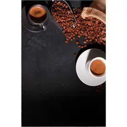 فرشینه آشپزخانه طرح قهوه و دانه های قهوه ۲