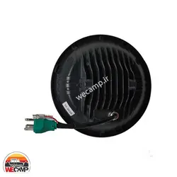 چراغ بلوری گرد 75 وات مشکی طرح جیپ light JEEP