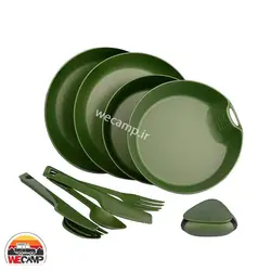 ست ظروف دو نفره لایف کمپ مدل کمبو 11 تکه Life camp tableware set