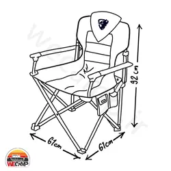 صندلی تاشو کمپینگ کایوت مدل ادونچر Coyote adventure camping chair