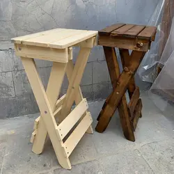 چهارپایه چوبی تاشو مخصوص اپن کد 014
