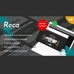 پوسته اجاره خودرو، قایق، دوچرخه با تقویم وردپرس آیرکا | قالب Ireca