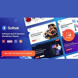 قالب وردپرس راهکارهای نرم افزاری و IT سافتک | پوسته Softek