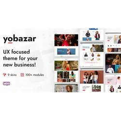 قالب فروشگاهی مد و فشن یوبازار | پوسته Yobazar